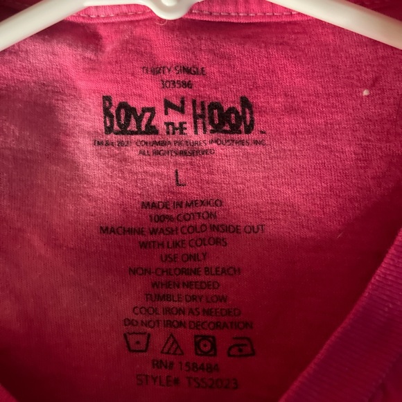 Pink Boys N the Hood T shirt. Size large. - Picture 4 of 4